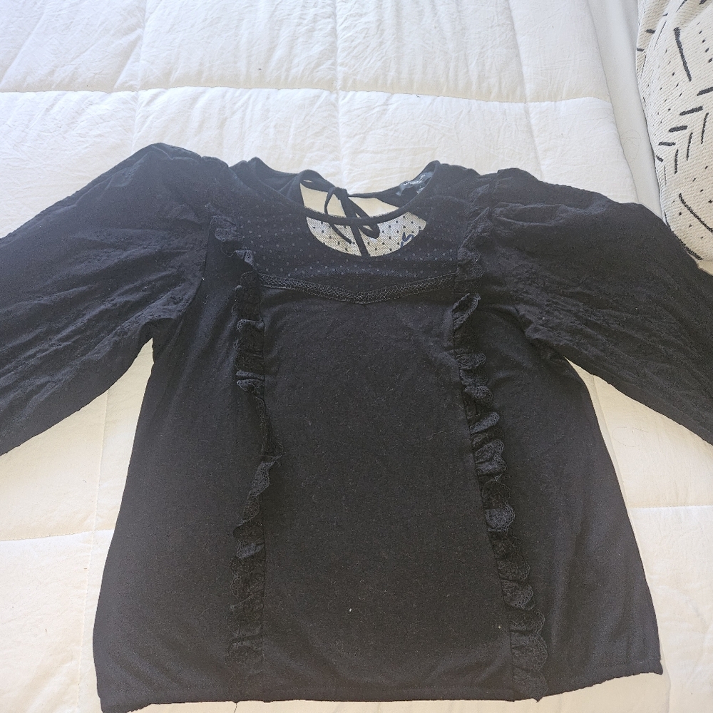 Marc New York Black Blouse